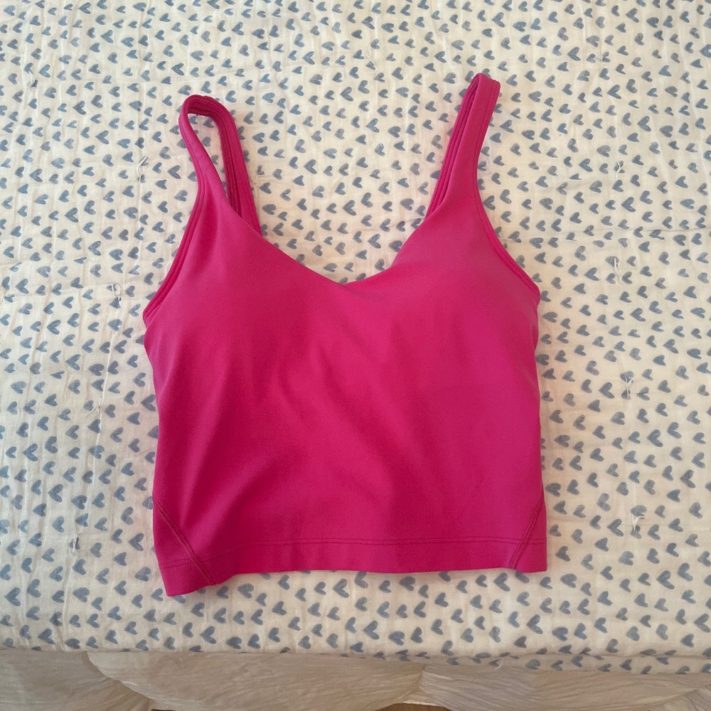 LULULEMON SONIC PINK ALIGN TANK